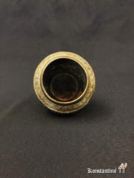 461-C. Bowl esmaltado de bronce , cloissone, China S. XIX, 14 cms