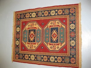 Soumak Caucásico Fine. 1,17 x 0,98 - 18612. Alfombras y Kilims