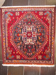 Fragmento camellera kahgay fino Persia. 19253 - 070 x 065. Alfombras y kilims.VENDIDA