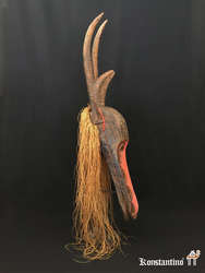 350-Afr. Mascara Bobo. 115 x 25 cms. Burquina Fasso