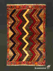 19552-Alf. Gabbeh de la Tribu Lori. 140 x 90 cms.Persia