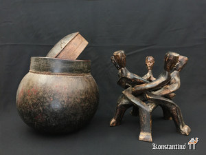 38-C Olla  y base,Yombe , Congo