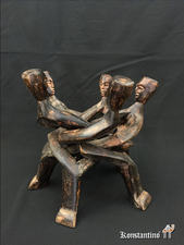 38-C Detalle, etnia Yombe del Congo, 74 x 38 cms