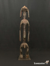 819-Afr Figura de la etnia Mumuye en Nigeria, 100 x 016 cms, Old