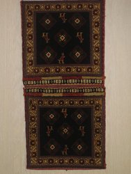 Alforja (Jorjin ) Kahgay- Kashkuli muy fina . Sur de Irán. 0, 55 x 0, 25. Alfombras y Kilims