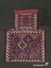 13930-Alf Saco de sal de los nómadas afghanos, pieza con edad 37 x31 cms