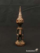 1547-Afr Figura de Hembra de la etnia Ibeji en el Congo