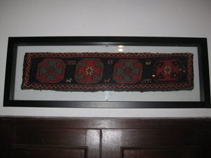 Sumak Shasavan,norte de Persia Irán S XIX ( funda de cuchillo ). 0, 51 x 0 , 12. 14629. Antigüedades