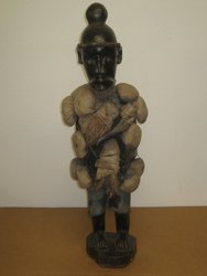 Fetiche Yombe Antigüo. Congo. 089 x 029 - 37. Arte Africano