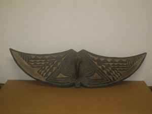 Máscara mariposa etnia Bwa. 112 x 031 - 498. Arte africano
