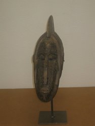 Casco Bozo, doble cabeza. Ant, 0, 42 x 0, 37. 969. Arte africano