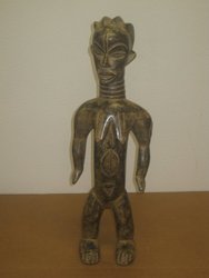 Figura Dan Femenina. Costa de Marfil.  0,68 x 0, 20. 127. Arte africano
