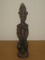 Fig Baule hembra. C. de Marfil. 0, 61 x 0, 16. 49Arte africano