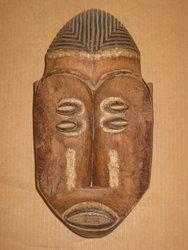 Casco Mambila Nigeria, Ant.  0, 38 x 0, 19. 1299. Arte africano