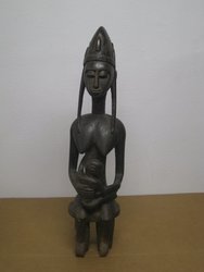 Maternidad Bamana. Mali. Antigüa. 0,89 x 0, 23. 1351. Arte africano. VENDIDA