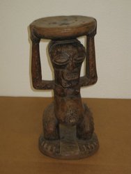 Taburete Songye. Congo. 0, 43 x 0, 22. 429. Arte africano
