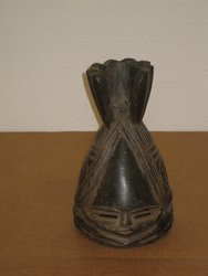 Casco Mende, Old. Sierra Leona. 0, 26 x 0, 15. 546. Arte africano