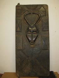 Puerta Baule. Costa de Marfil. 1, 44 x 0, 66. Arte africano