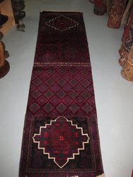 Afshar sur de Persia. 2,50 x 0, 70 - 19254. Alfombras y Kilims.Vendida