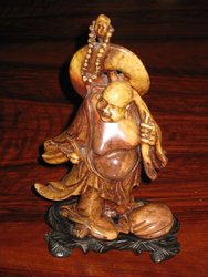 Buda de steatita. China 1ºs S XX. 17 cms. 1569. Coleccionables