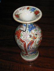 Jarron porcelana. China Fin S XIX. 31 cms. 422. Coleccionables