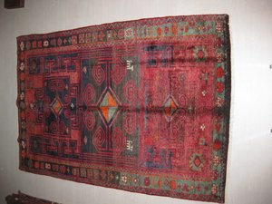 Pieza nómada Lori. Norte de Persia.2,08 X 1,42- 19541. Alfombras y Kilims