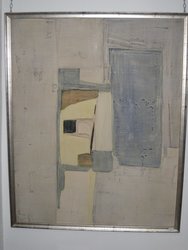 Titulo: Abstraccion. Acrilico de Sito Ordoñes , pintor de Cantabria, España. 0, 92 x 0, 73. 16. Pintura y escultura