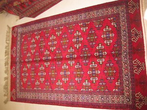Turcomano Yomut.Turquestan del  Este.Antigüa Unión Sovietica. Old. 1, 96 x 1,25 - 18189. Alfombras y Kilims