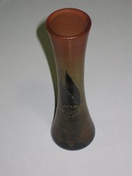 Cristal firmado Mart. Europa S . XX. 15cms. 445. Regalo y decoración