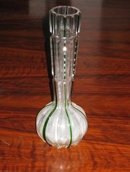 Cristal Loetz. Francia S XX. 20 cms. 437. Regalo y decoración