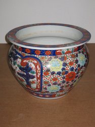 jardinera o jarron de peces. Japón 1ºs del XX. 27 x 36. 614. Regalo y decoración