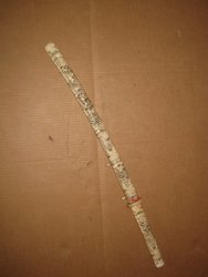 Katana de hueso con grabados.Japón 1ºs S XX. 76 cms. 1725. Regalo y decoración