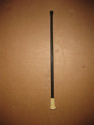 Bastón de hueso europeo ( está arreglado el mango ). 91 cms aprox. S/N. Regalo y decoración