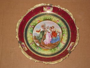 Plato con escena clásica . Europa. 29 cms ( par 205 ). 204. Regalo y decoración