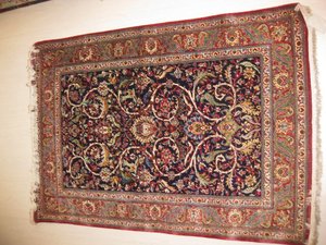Ghoum de seda natural 100%.100 nudos x cm2. 1,52 x 1, 05 - 13129. Alfombras y Kilims