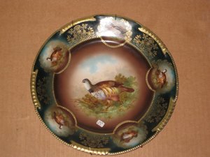 Plato vienes porcelana circa de 1900. 24,5 cms. 1154.  Regalo y decoración