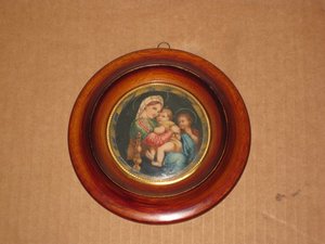 Miniatura virgen de la Seba. Japón 1ºs del S. XX. 7 cms. 615. Regalo y decoración