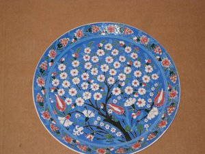 Plato Iznik  Turquia, 32 cms. 1361.Regalo y decoración