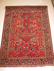 Ferehan Splendor.Réplica de piezas de épocas gloriosas. Gran calidad. 1,42 x 0, 99. 18380. Alfombras y Kilims. VENDIDA