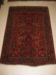 Réplica de ferahan persa del s. XVI. Espléndidos colores. 1,42 x 0,99. Alfombras y Kilims. VENDIDA