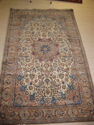 Nain extra fino,semiantigüo. Diseño prototípico. Irán.2,17 x 1, 27 - 9160. Alfombras y Kilims