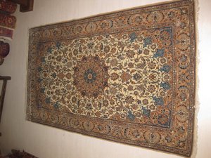 Nain extra fine,semiantique.Lanas korq, detalles en seda natural 100%. 2, 17 x 1, 27 - 9160.  Alfombras y Kilims