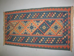 Kilim Kashgay fine.Sur de Persia.1, 17 x 0, 64. 17106. Alfombras y Kilims