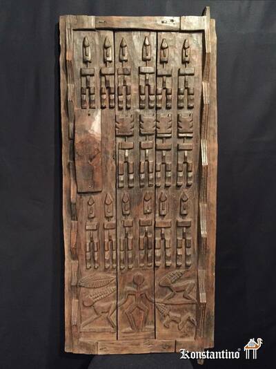 256-Afri Puerta Dogón antigua 101x47 cms