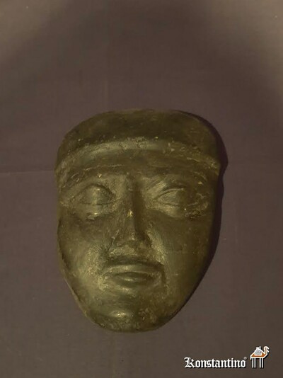 851-H  Máscara de piedra egipcia  18x13