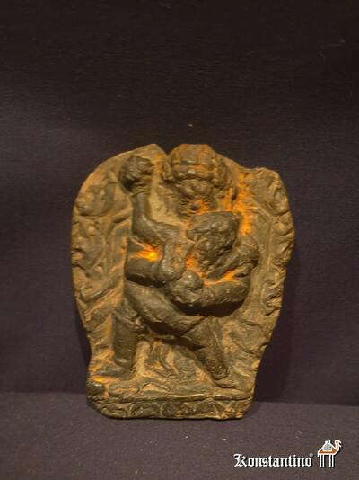 864-H  Cerámica india antigua 9,5x 7,8 cms
