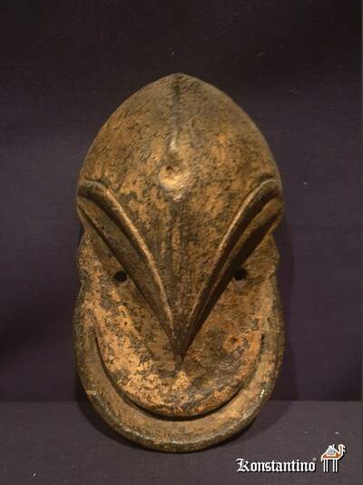 1086-Afri  Máscara africana  14x9 cms