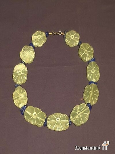 31058-H  Collar de Jade y Lapislazuli