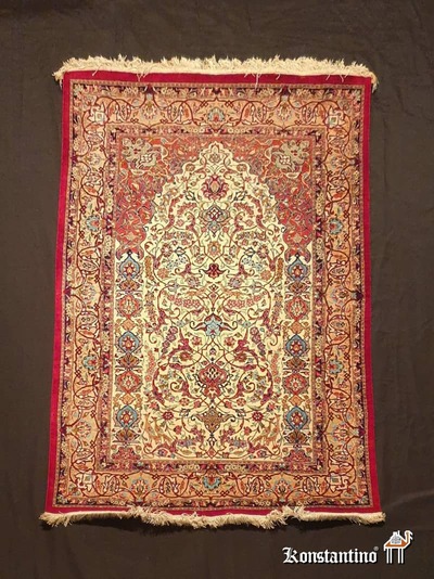 12638-Alf  Goom Persa Extra Fine de seda natural 100% 150x100 cms