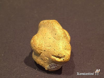 1427-C fragmento antiguo de cabeza Maya 3,5 x 3cms